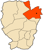 Location of El Biodh within Naâma Province