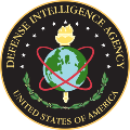 Black Version of the seal of Defense Intelligence Agency. (SVG)