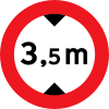 C42: Max height of vehicle with load