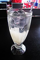 Es lidah buaya, an Indonesian Aloe vera iced drink