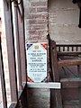 Plaque funéraire de la tombe du général Lapisse en l'église San Julián de Santa Olalla.