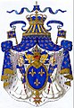 Grand coat of arms of the Kingdom of France