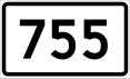 County Road 755 shield