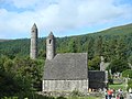 Image 46Kevin's monastery at Glendalough, County Wicklow (from History of Ireland)