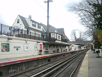 Platform level at Great Neck.