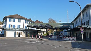 Poste de douane entre Kreuzlingen (TG) et Constance (D)