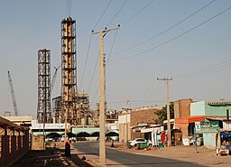 Industriområde i Norra Khartoum