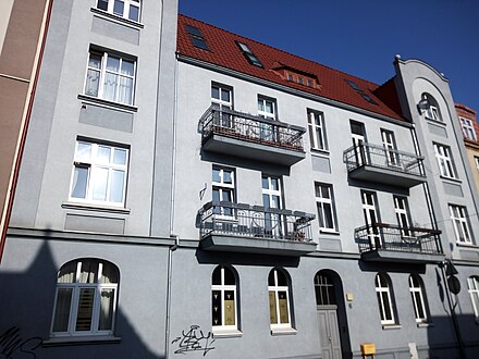 Main elevation from the street