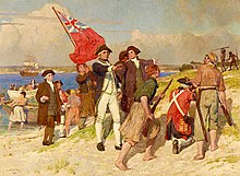 Landing of Lieutenant James Cook at Botany Bay, 29 April 1770
