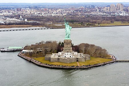 Liberty Island, by D Ramey Logan (edited by Crisco 1492)