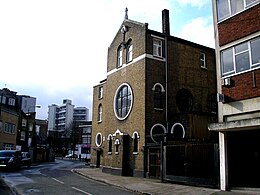 St Casimir's Lithuanian Church, a Lithuanian-speaking Roman Catholic church in Bethnal Green, London