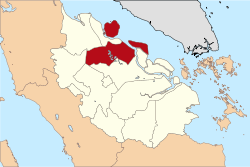 Location of Bengkalis Regency in Riau province