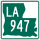 Louisiana Highway 947 marker