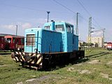 34. KW Eine Lok der Baureihe M38 der ungarischen Magyar Államvasutak (MÁV). Von 1960 bis 1961 wurden bei Rába in Győr sieben der Diesellokomotiven gebaut. Sie wurden für den Nebenbahndienst und für leichte Verschubarbeiten genutzt.