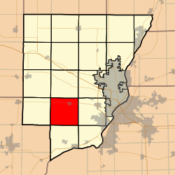 Location in Peoria County