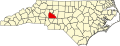 State map highlighting Rowan County