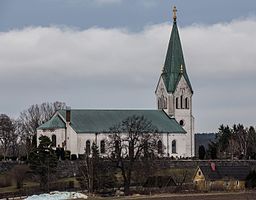 Näsums kyrka i mars 2017