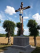 Calvaire situé à l'intersection de la D 94 et de la D 938.