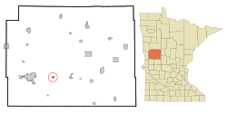 Location of Underwood, Minnesota