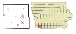 Location of Shambaugh, Iowa