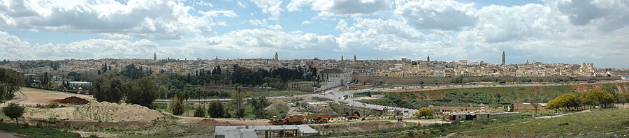 Meknesz panorámaképe