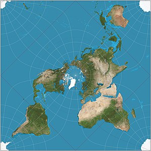 Peirce quincuncial projection, by Strebe