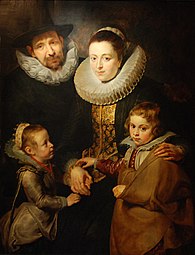 Famille de Jan Brueghel l'Ancien, Pierre Paul Rubens
