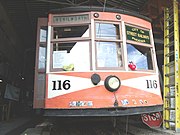 Historic Trolley Car #116 . The 1928 trolley served the original Phoenix trolley system from 1928 to 1947. It was restored by the Arizona Historical Society. The trolley is on exhibit in the Phoenix Trolley Museum at 25 W. Culver St.