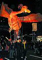 Image 19A Phoenix rises to new life at the Village Halloween Parade fifty days after the September 11, 2001, terrorist attacks (from Culture of New York City)