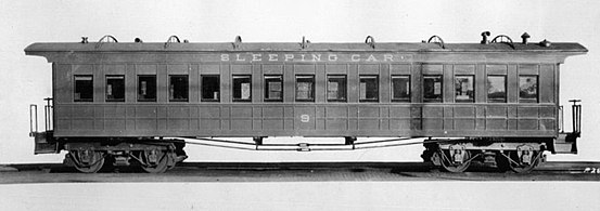 This Pullman sleeping car, original to the train, was part of the 1924 exhibition tour.