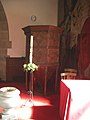 The pulpit in St Michael's church