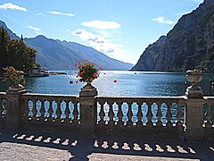 Riva del Garda, vue du lac.