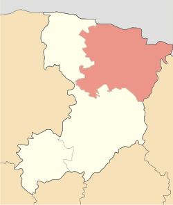 Location of Sarny Raion