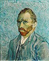 Autoportrait par Vincent van Gogh, en 1889 (musée d'Orsay, Paris).