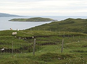 Soay Mòr vue de Harris.