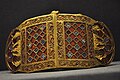 Image 32Shoulder clasp from Sutton Hoo, 625 AD (from History of England)