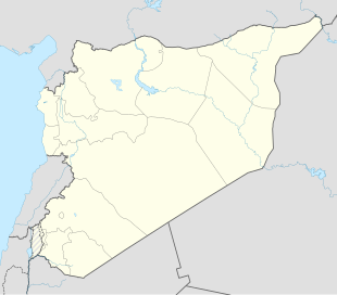 Carte des aéroports en Syrie