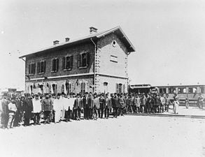 افتتاح محطة درعا سنة 1908م