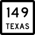 State Highway 149 marker