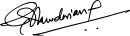 Theodosius Mar Thoma XXII's signature