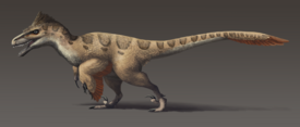 Utahraptor ostrommaysorum в представлении художника