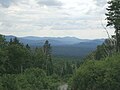 Vue près du mont Pisgah vers l'ouest.