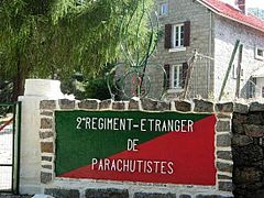 Entrée du chalet du Vergio