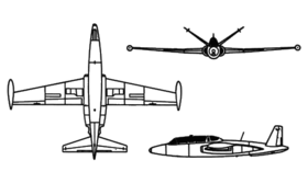 vue en plan de l’avion