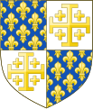 Charles VIII of France, heir general of Charles V of Maine (arms for Naples)