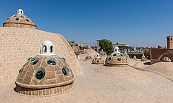 Roof of Soltan bath house