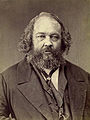 Image 17Russian anarchist Mikhail Bakunin opposed the Marxist aim of dictatorship of the proletariat in favour of universal rebellion and allied himself with the federalists in the First International before his expulsion by the Marxists (from History of socialism)