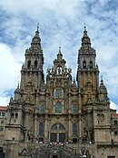 Fachada del Obradoiro de la Catedral de Santiago de Compostela