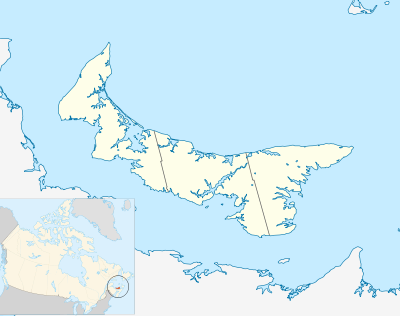 Location map Canada PEI