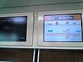 Display guida all'interno del treno